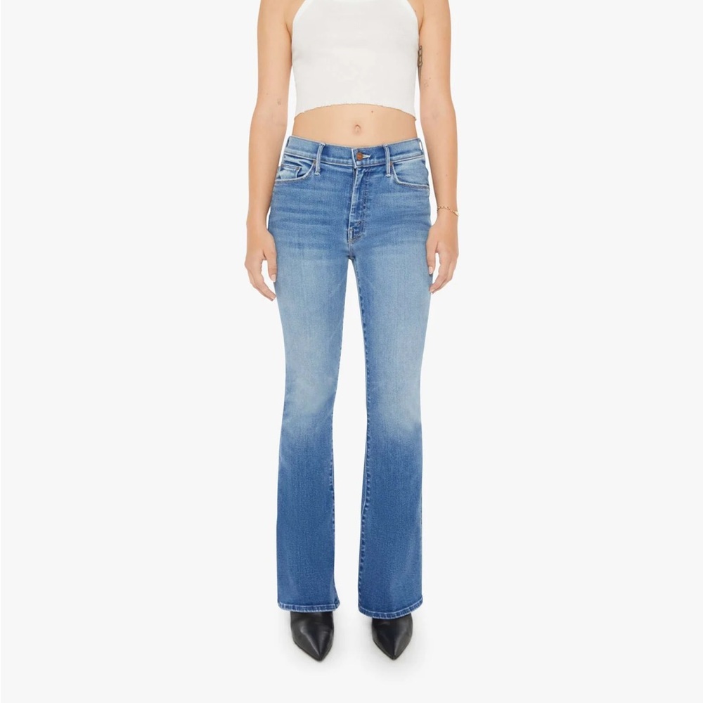 Mother mid ride flare jeans